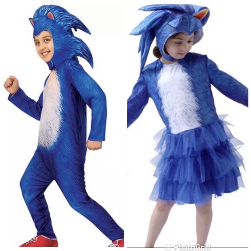 Sonic costume boy & girl Boy sonic Costume Girls sonic Costume