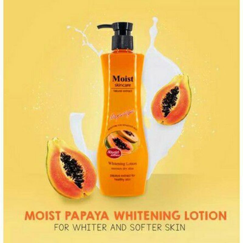 Moist Papaya and Milk Whitening Lotion 310mL Shopee Philippines