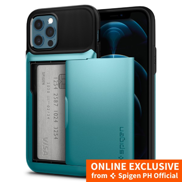 Spigen iPhone 12 / iPhone 12 Pro Case Slim Armor Wallet Shopee