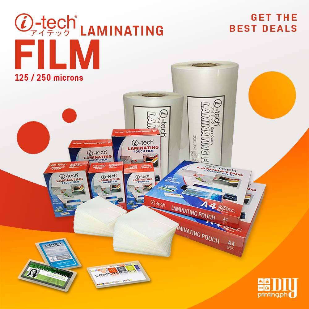 itech Laminating Film 100 sheet 250 micron preserves and protect 3R