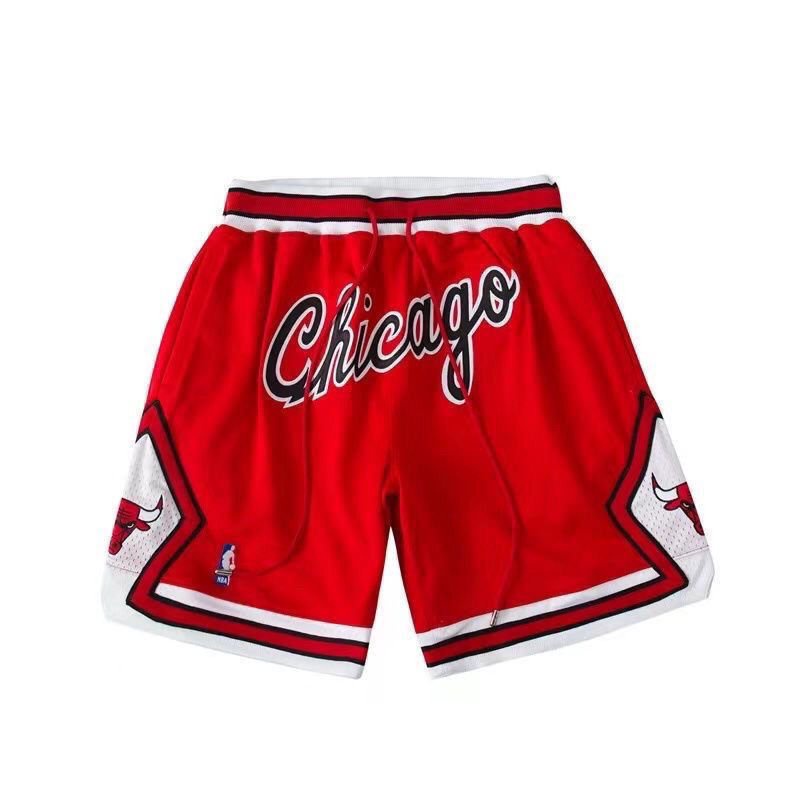 Chicago Bull Retro Basketball Shorts Men's Loose Breathable Summer