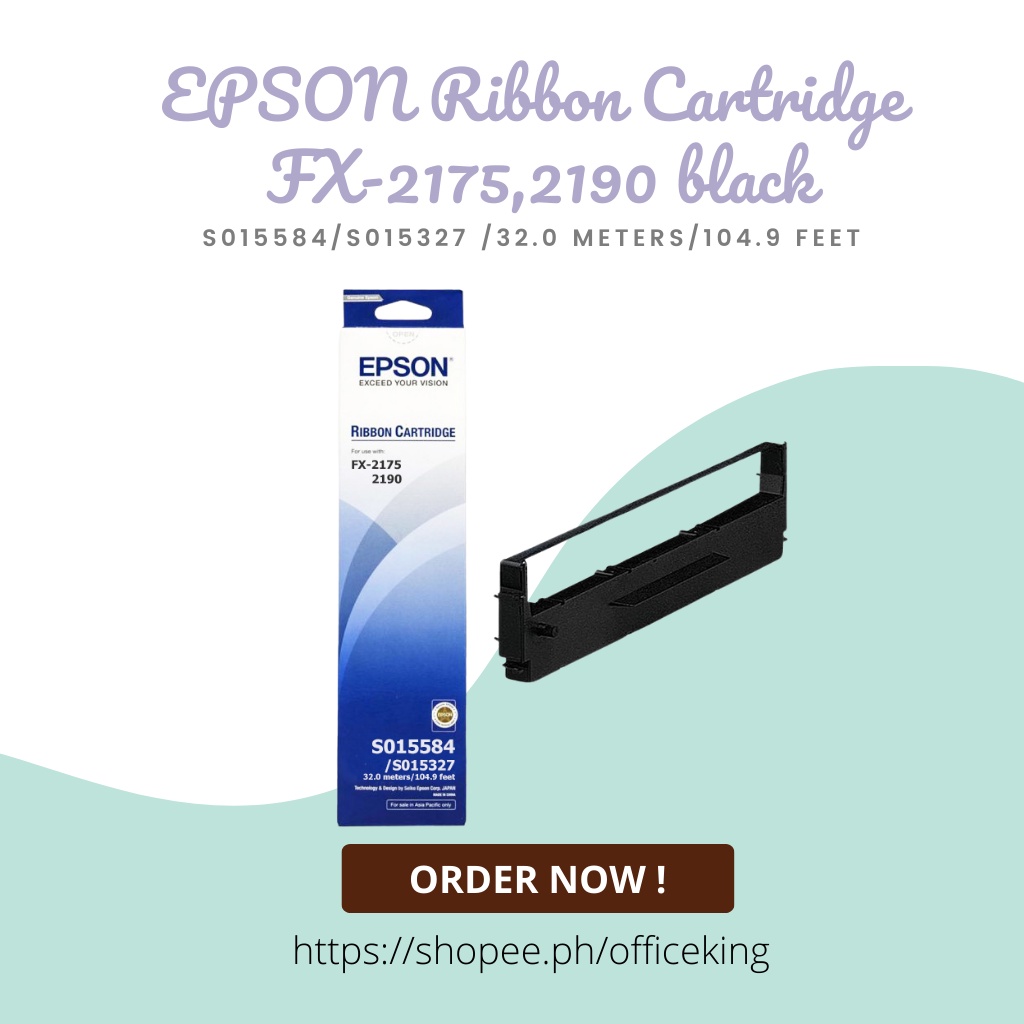 EPSON FX2175/2190 Ribbon Cartridge Shopee Philippines