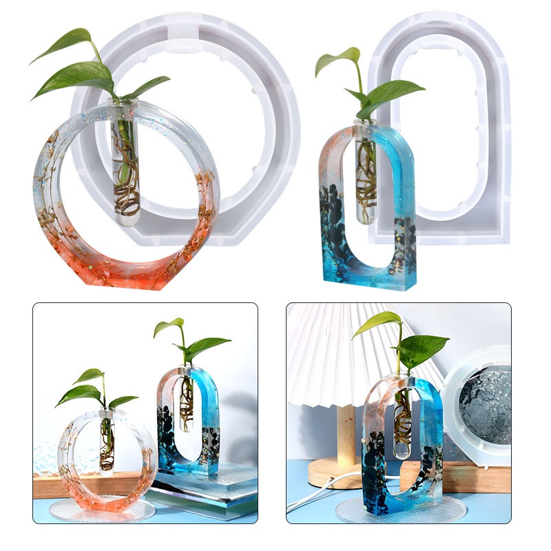 DIY Hydroponic Vase Mold Test Tube Vase Silicone Mold Epoxy Crystal Epoxy Mold Shopee Philippines