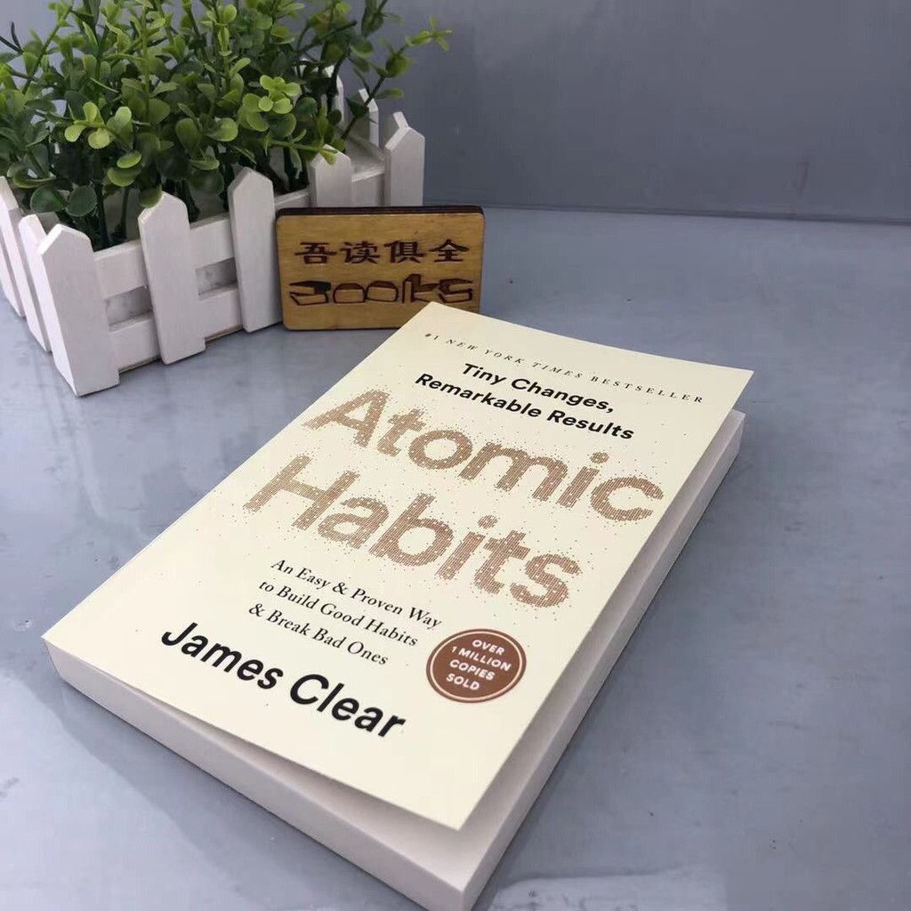 Original 320pages Atomic Habits by James Clear 100 English Book