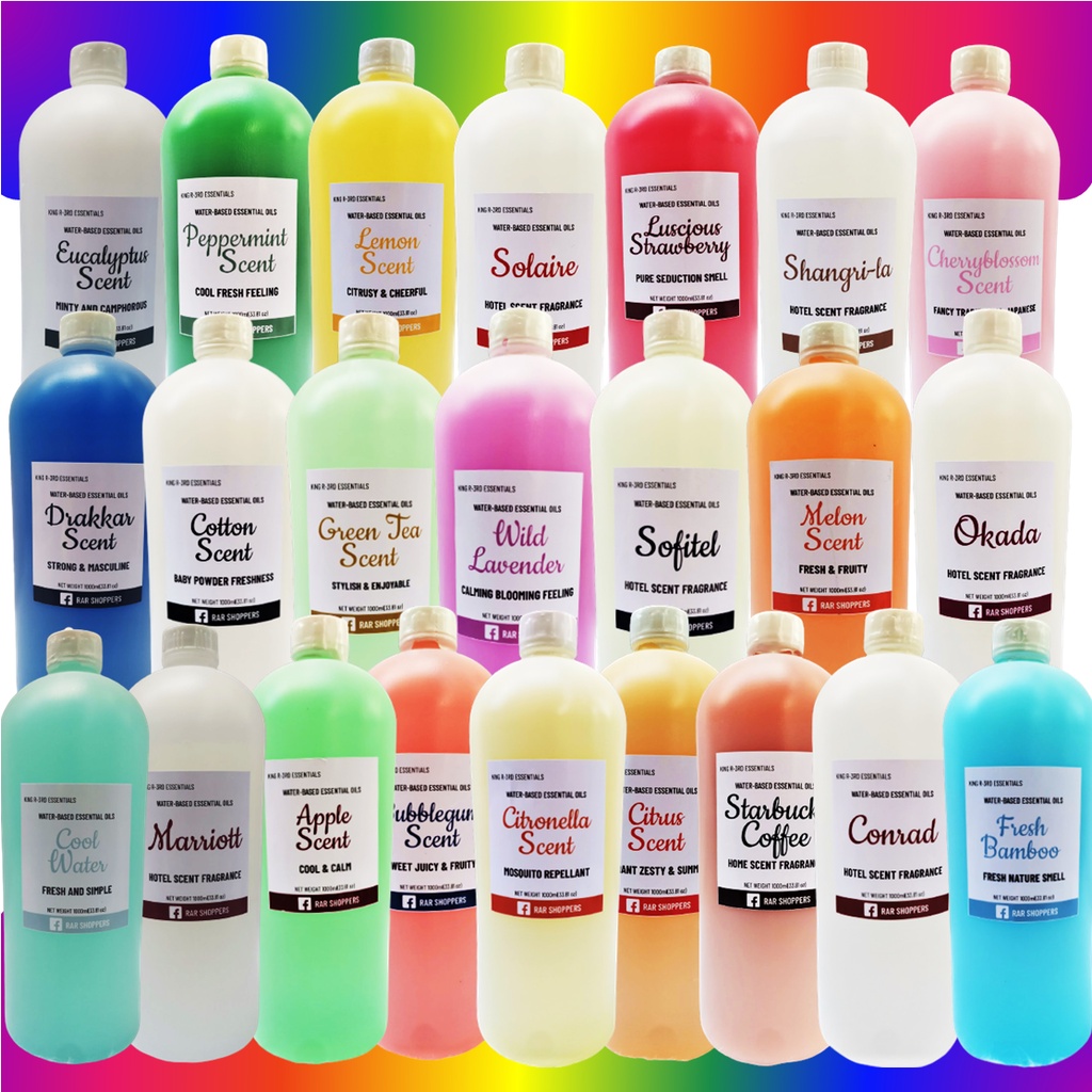 Air Freshener Water Based Scent 1 liter for air humidifiers, oil