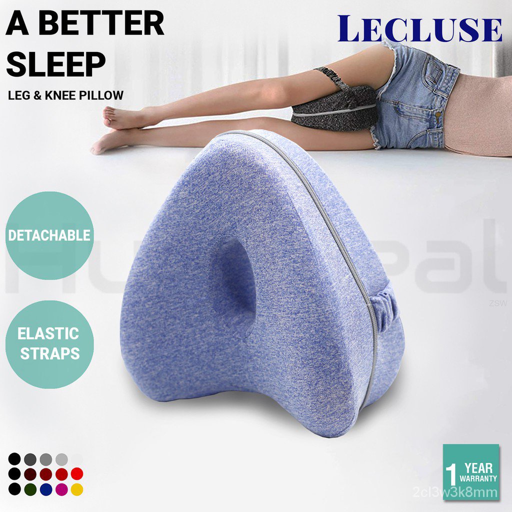 Lecluse Knee Pillow Cushion Hip Joints Pregnancy Pain Orthopedic Strap Keeps Pillow Between Legs