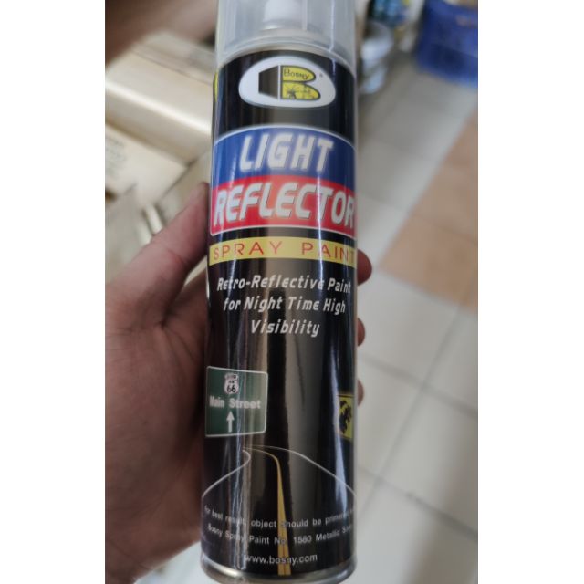 Bosny Light Reflector Spray Paint (Reflective Paint For Night
