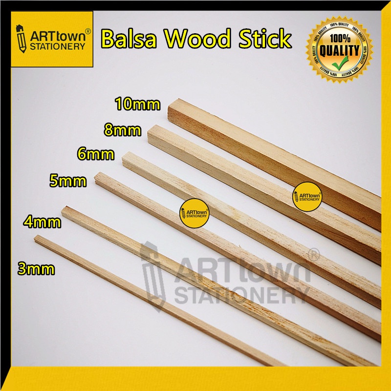 Balsa wood stick 500mm / 50cm Shopee Philippines