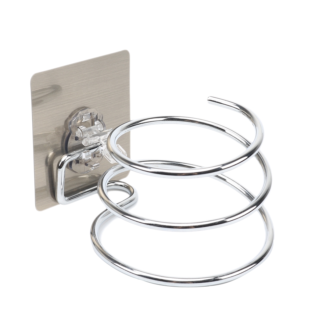 Nodrill Stainless Steel Hair Dryer Holder Rack Blower Rail Frame Stand