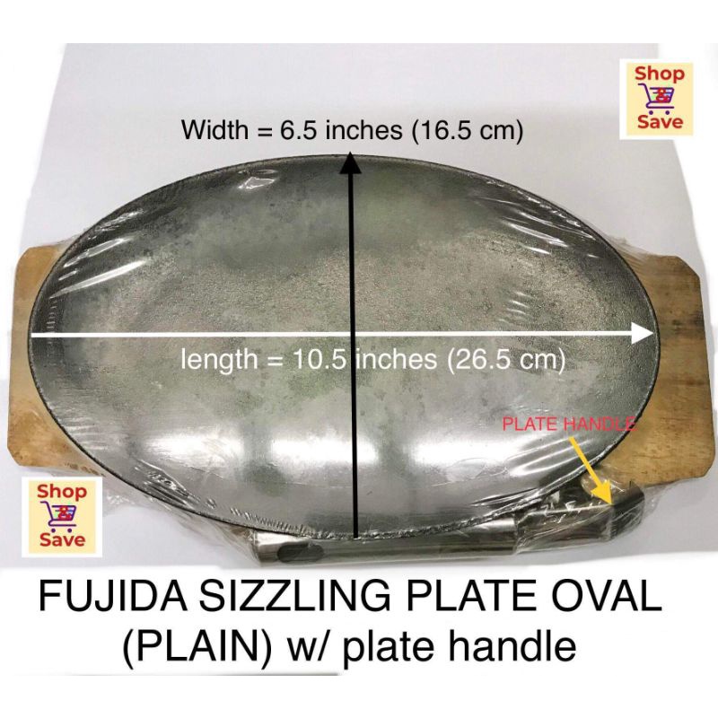 HEAVY DUTY / FUJIDA SIZZLING PLATE / CAST IRON (BAKAL) / HEAVY DUTY