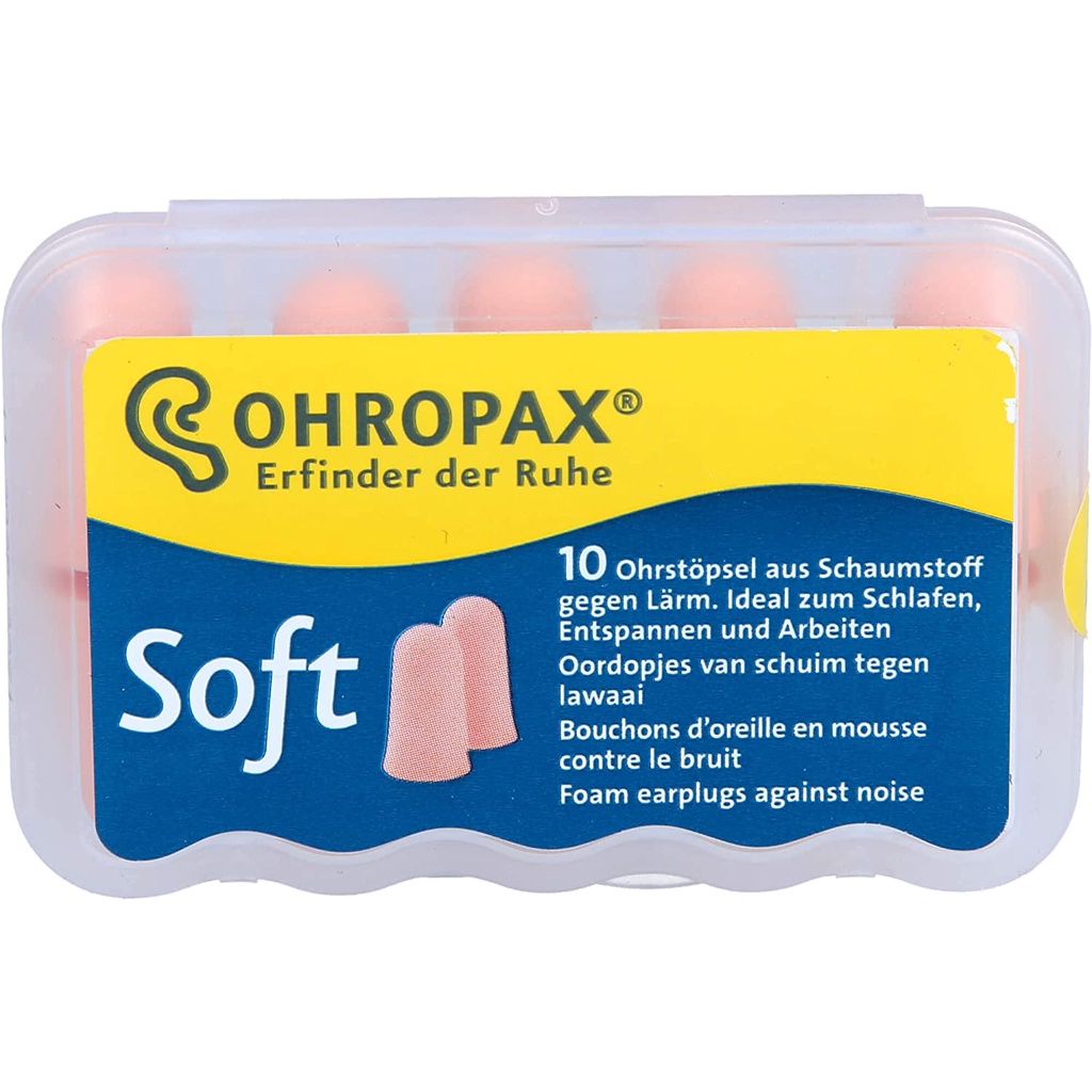 Ohropax Soft Foam Ear Plugs (10 Ear Plugs) Shopee Philippines
