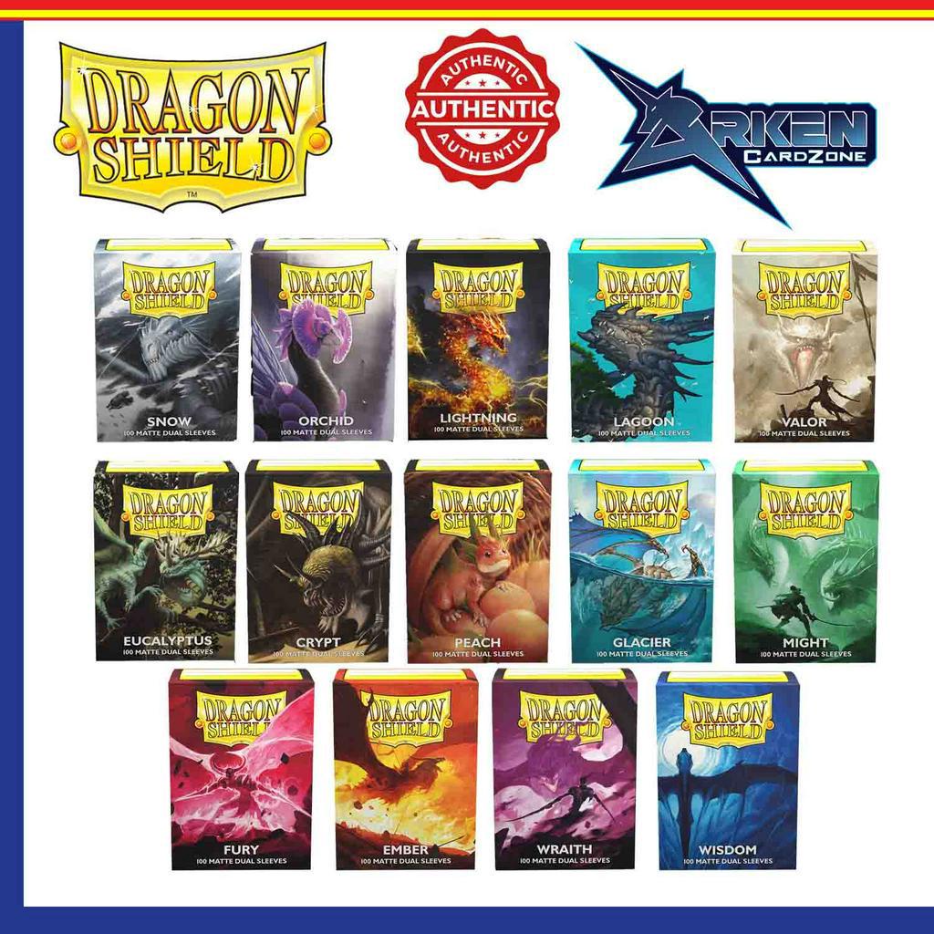 DRAGON SHIELD Matte Dual 100 Sleeves (Standard) [63mm x 88mm] / 100 pieces Shopee Philippines
