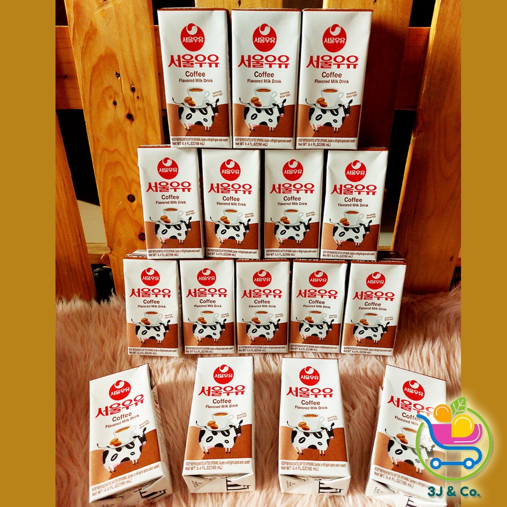 Seoul Milk Coffee Flavored Milk Drink 190ml Shopee Philippines