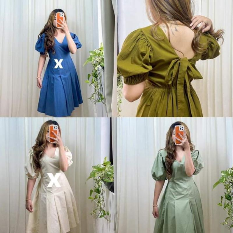 COTTON LINEN FABRIC DRESS (NEW ARRIVALS) Shopee Philippines