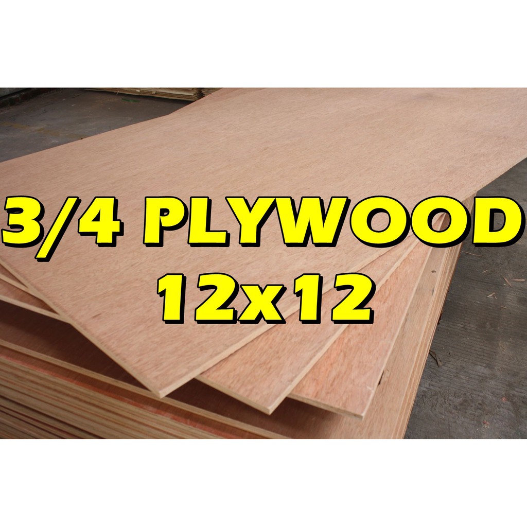 3/4 PLYWOOD 12x12 (precut)(machine cut) Shopee Philippines
