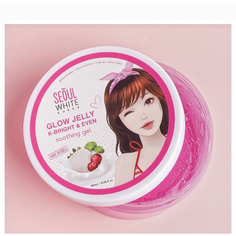 Seoul white Korea Glow Jelly Kbright&even soothing gel 300ml Shopee