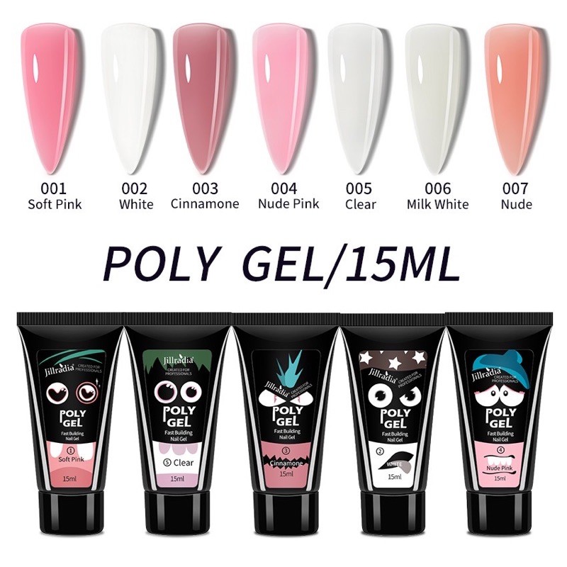 15ML nail design poly gel nail polish finger generator acrylic gel nail color nail polish jelly