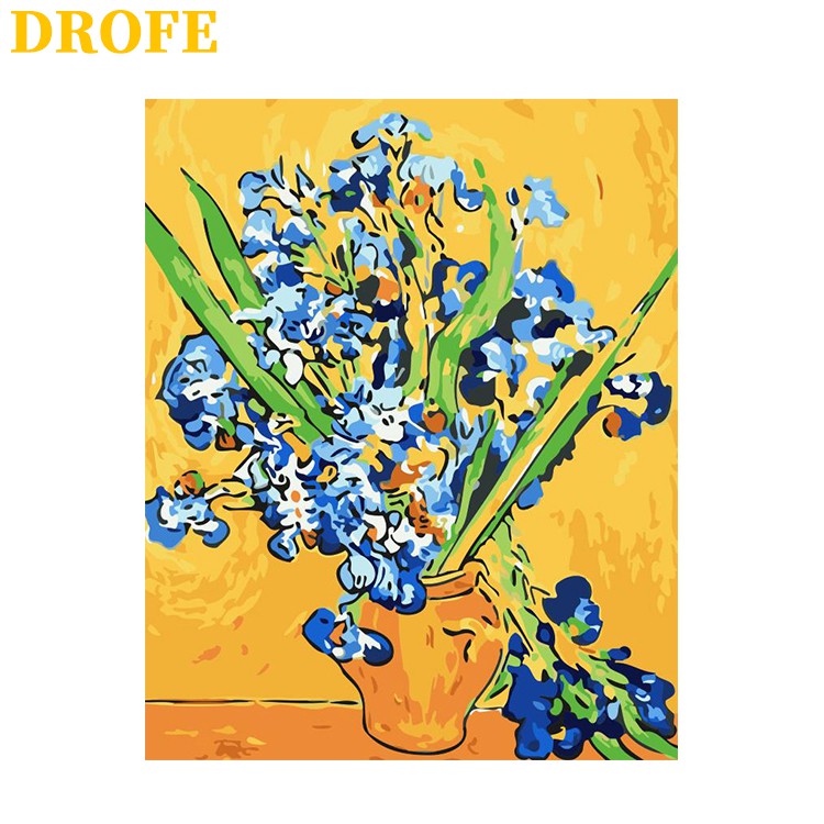 DROFE 40x50cm Van Gogh's Famous Paintings Paint By Numbers Unframed