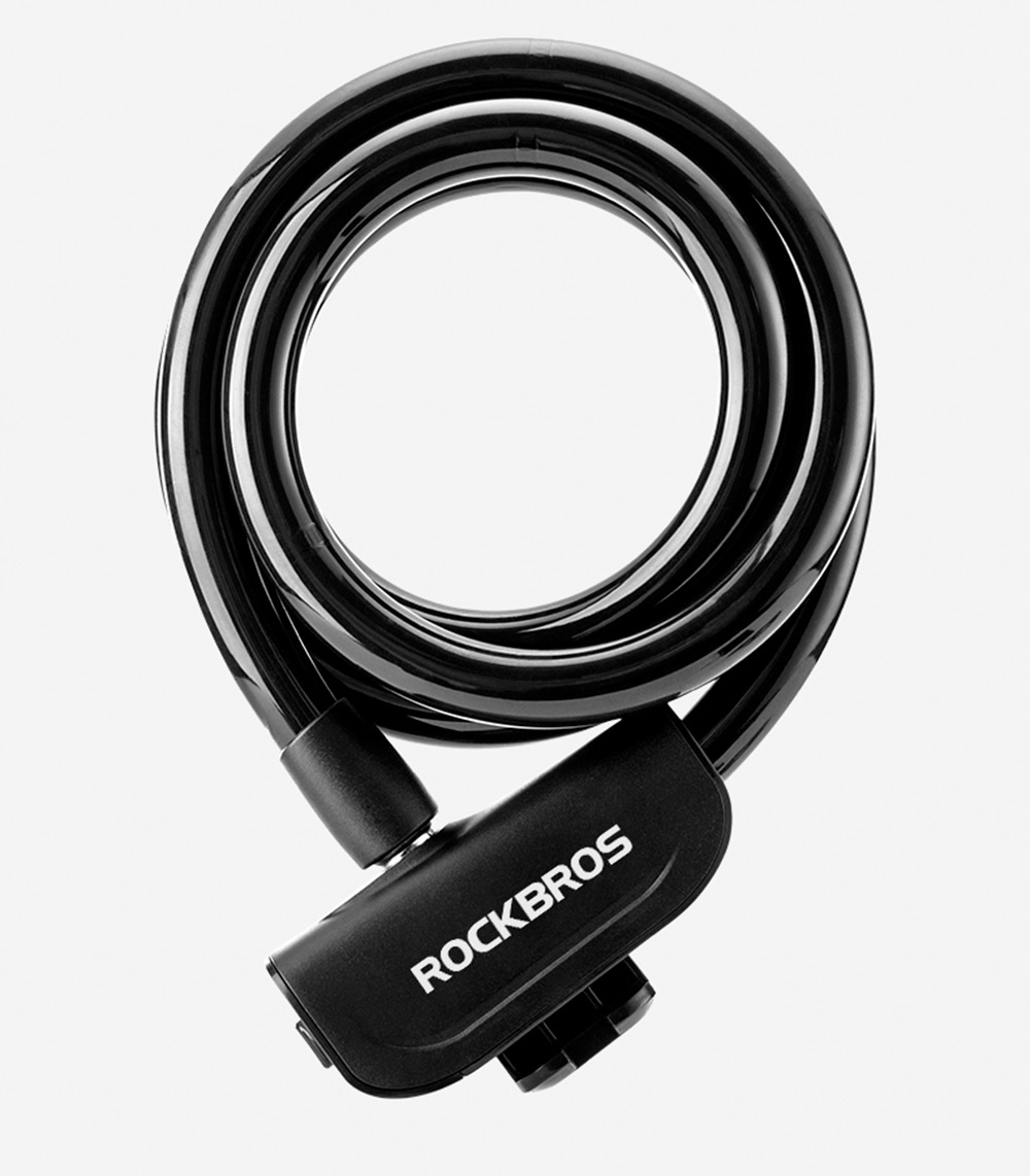 【PH Delivery】ROCKBROS Anti Theft Bike Lock Portable Cable Ring Shopee