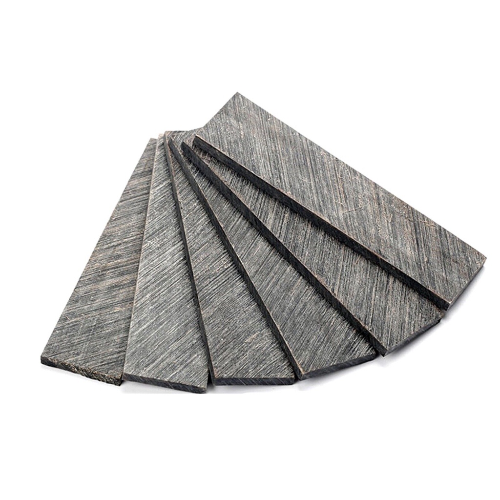 120x40x6mm Natural Black Buffalo Horn Knife Scales DIY knives Making