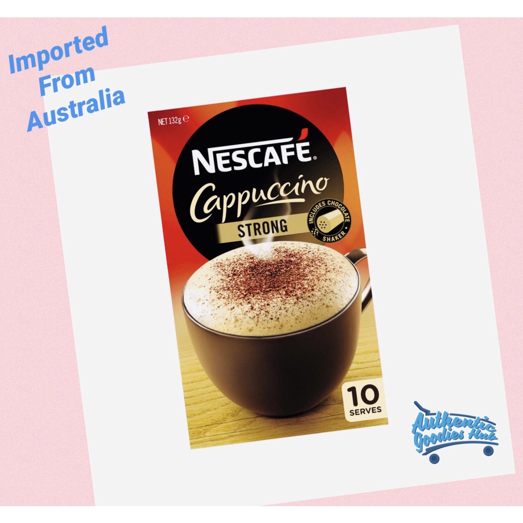 Nescafe Coffee Mixer Sachets Strong Cappucino 10 pack Shopee Philippines