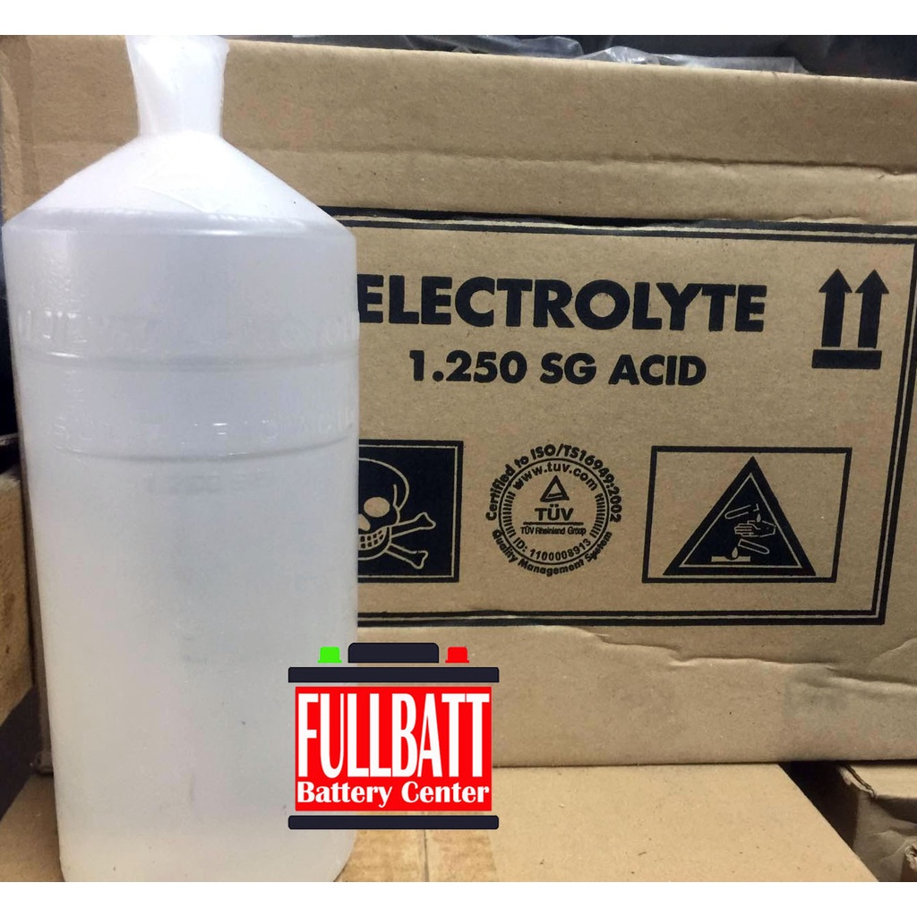 Motolite Battery 1.250 Solution Electrolyte Sulfuric Acid for Dry