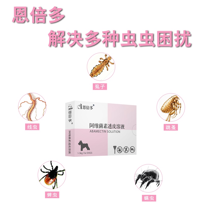 Dog deworming medicine Teddy inside and outside one body to remove fleas and ticks and ticks