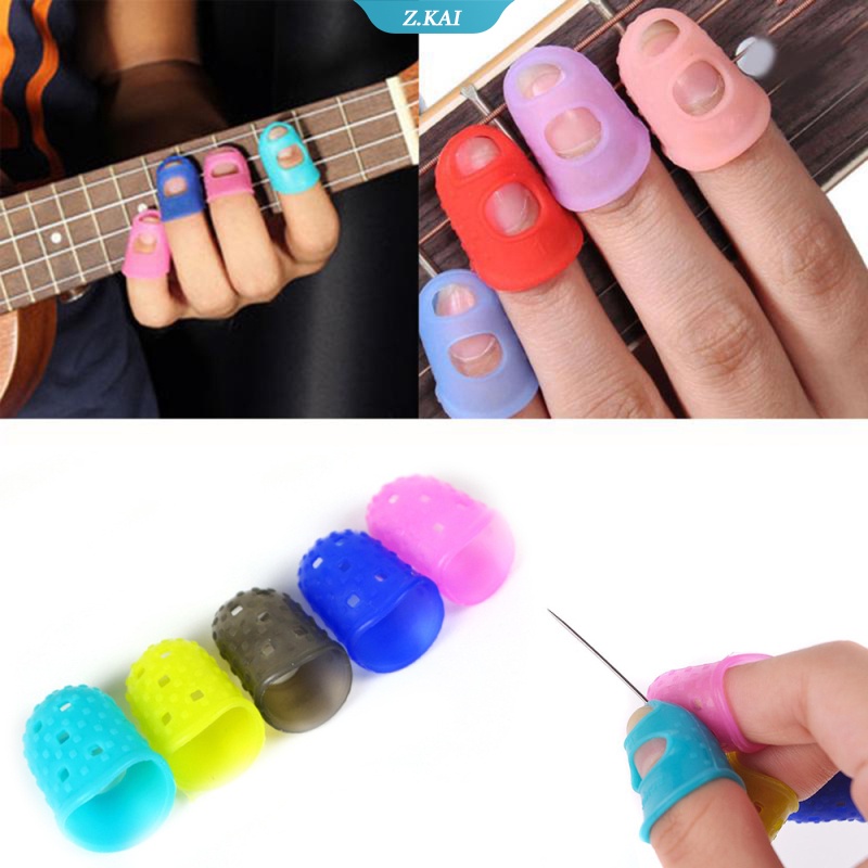 Silicone world Silicone Guitar Finger Cots Guitar Fingertip Protector