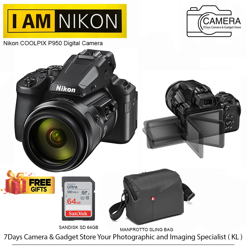 Nikon COOLPIX P950 Digital Camera ( NIKON MSIA ) Shopee Philippines