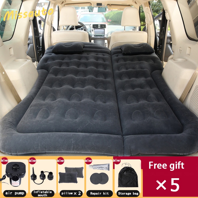 SUV car inflatable bed, inflatable bed, trunk sleeping pad, car travel