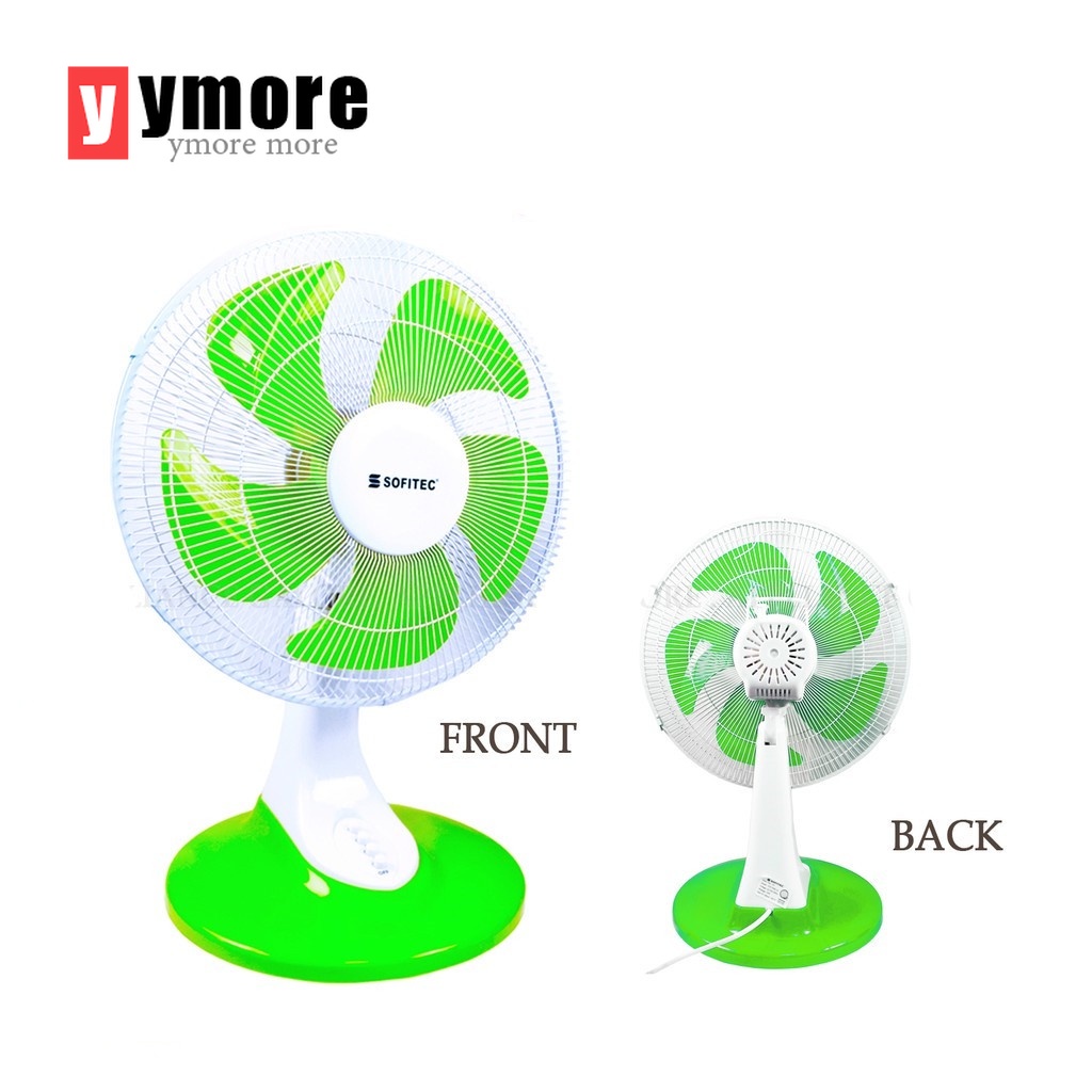Ymore MultiColor Desk Fan Home Fan Student Standard Electric Fan
