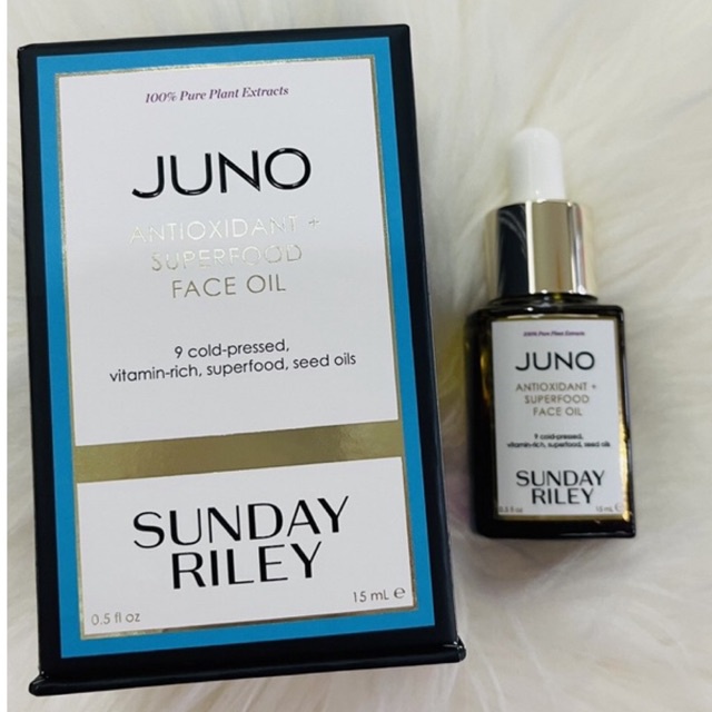 AUTHENTIC ONHAND SUNDAY RILEY JUNO ANTIOXIDANT SUPERFOOD FACE OIL