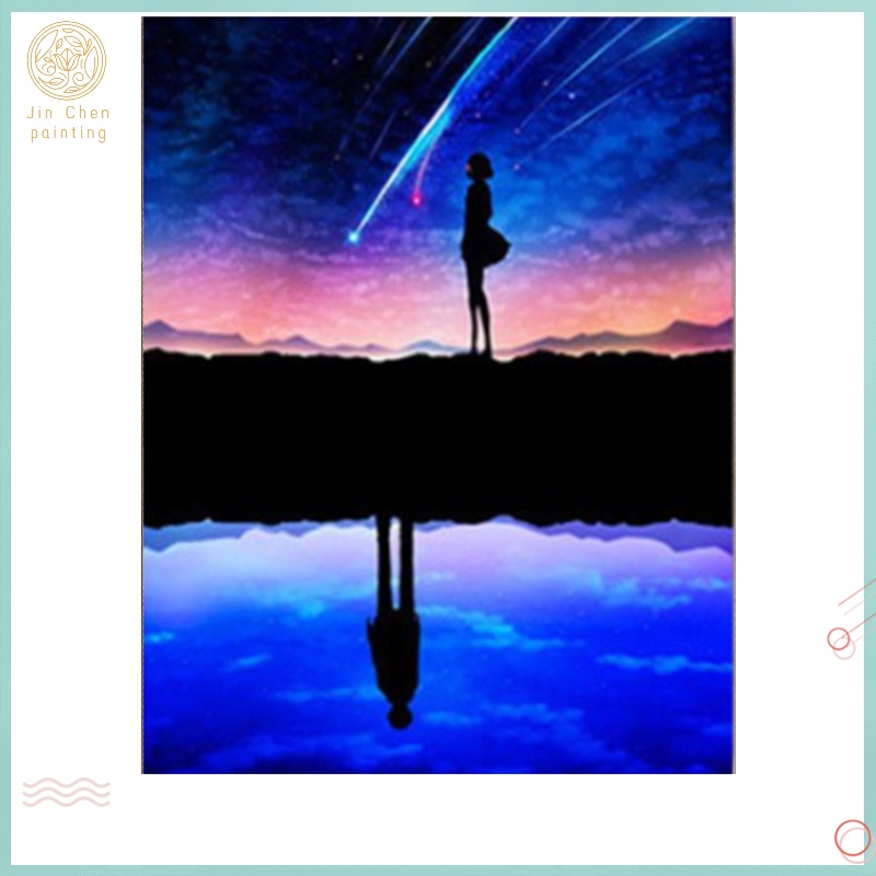 Sk8 The Infinity Glass Painting Kit Paint By Numbers Anime Shopee