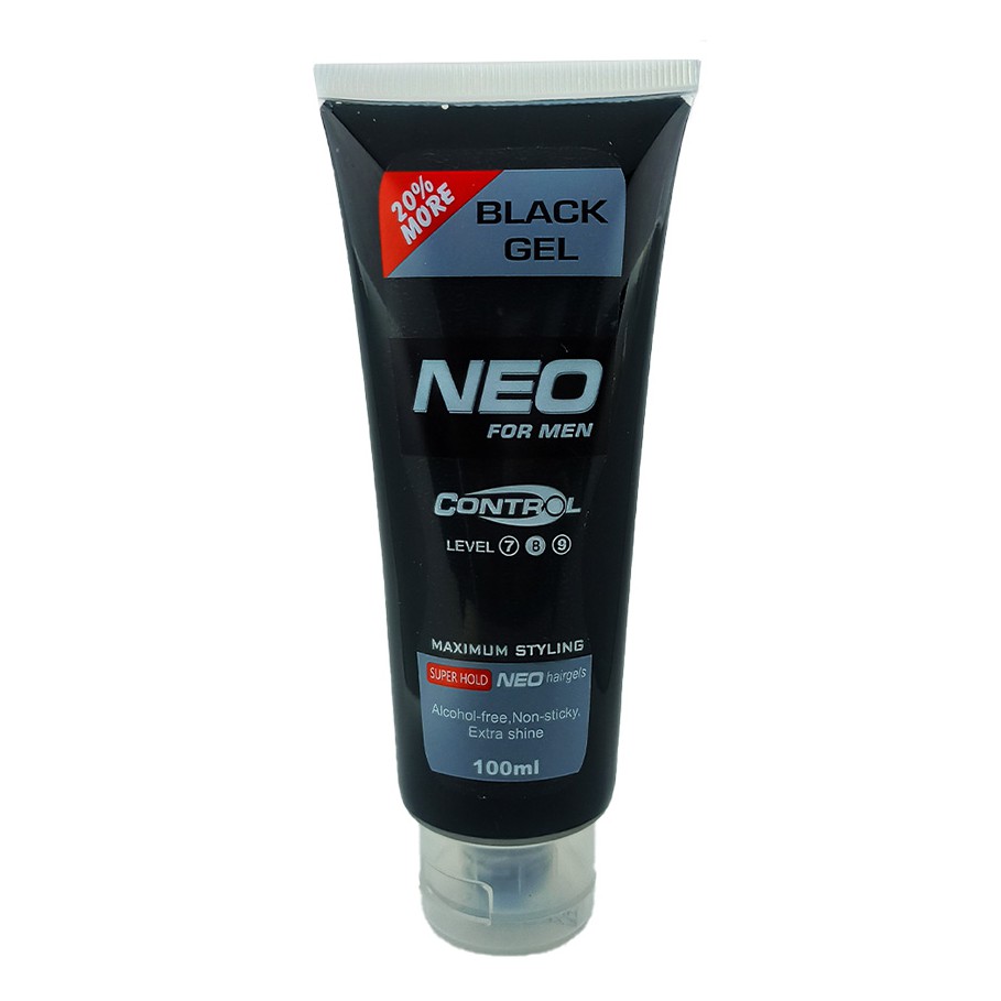 Neo Black Styling Hair Gel Super Hold 100 ML Shopee Philippines