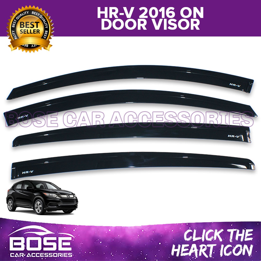 Premium Visor for Honda HRV / HR-V 2016 - 2021 / 2022 2023 2024 2025