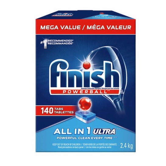 Finish Powerball Dishwasher Detergent Dishwashing Pods, 2.4 kg Shopee
