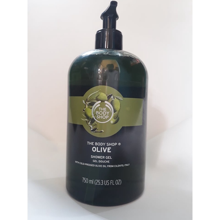 The Body Shop Olive Shower Gel 750mL Shopee Philippines