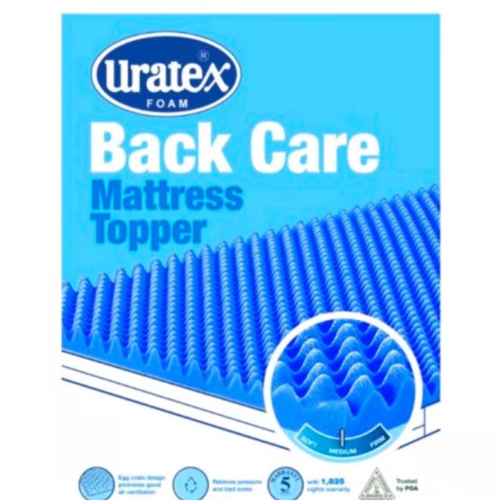 Uratex Back Care Mattress Topper Medium Firm Shopee Philippines
