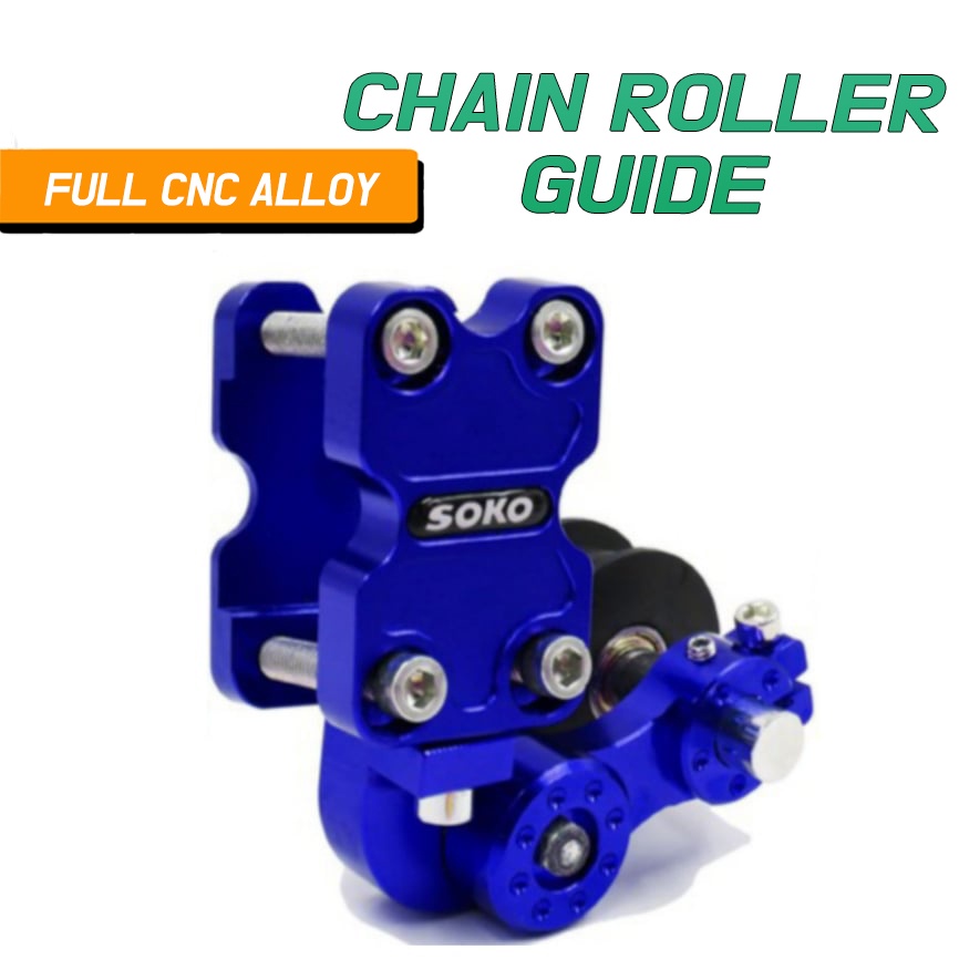 SKY CHAIN ROLLER GUIDE FULL CNC ALLOY For Motorcycle Universal Shopee