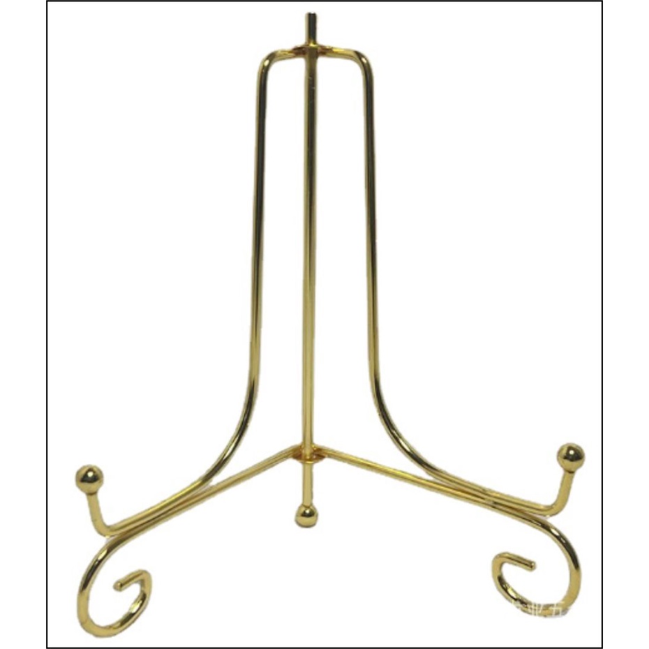 Metal Photo Frame Stand / Pedestal Picture Holder Art Acrylic Display Decor Dish Plate Rack