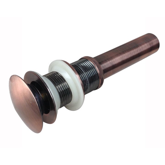 Antique Red Copper Brass Bathroom Brass Basin Sink Drain Lavatory Pop