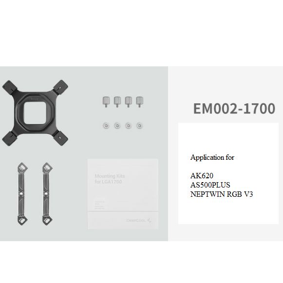 DEEPCOOL bracket mounting kit EM002/EM072/EM172/EM316 for LGA1700 AMD