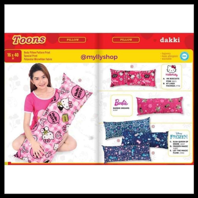 DAKKI BODY PILLOWS 16" X 40" Shopee Philippines