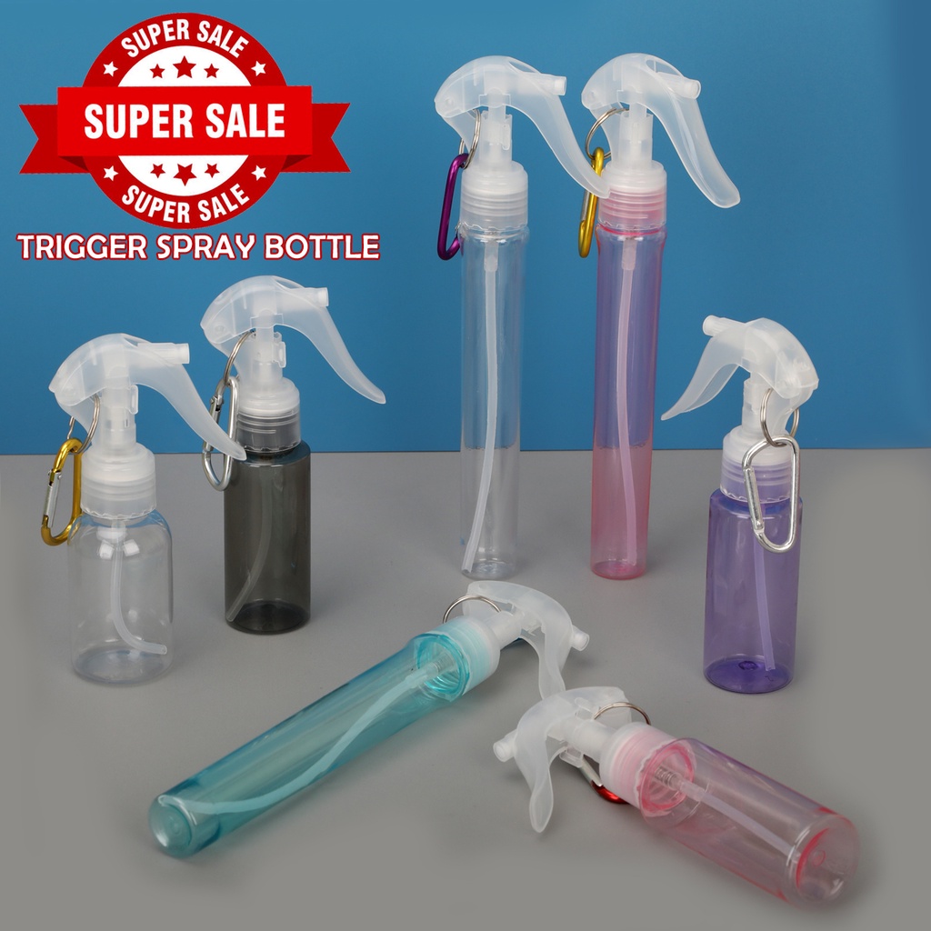 Alcohol Spray Bottle 75ml/60ml Empty Hand Sanitizer Empty Holder Hook