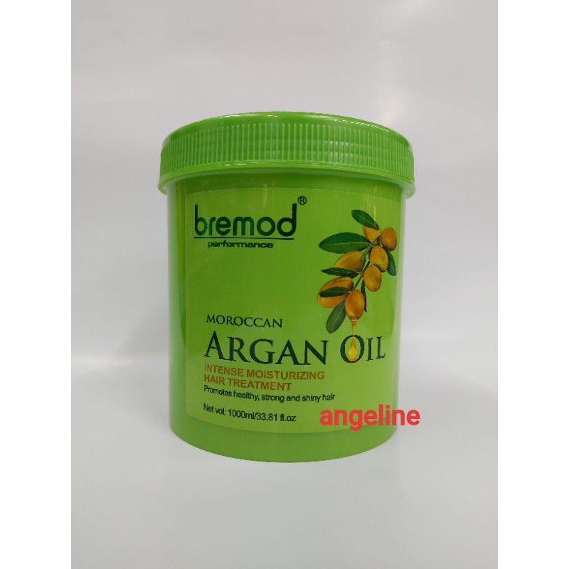 bremod performance argan oil intense moisturizing hair treatment 1000ml moroccan argan oil