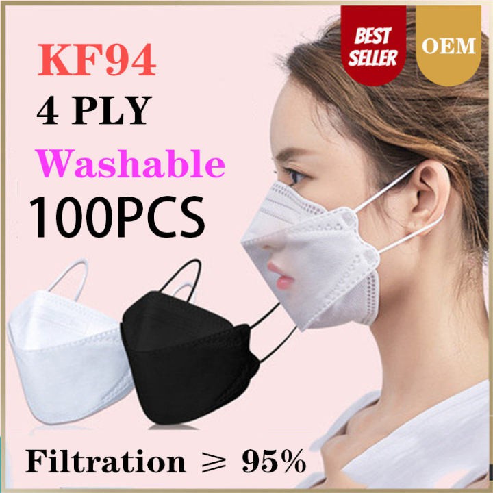 face mask k95 facemask disposable kn95 facemask 100 pcs KF94 face mask