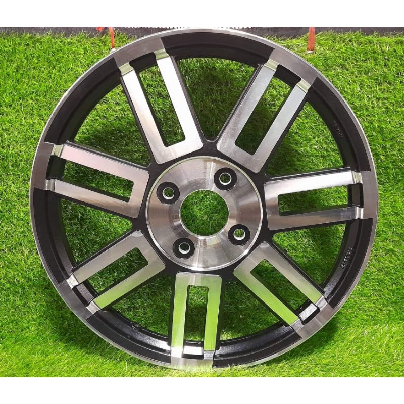 MAGS / SIDE WHEEL 1.85x17 Set with MAGS HUB & TIRE VALVE For Tricycle