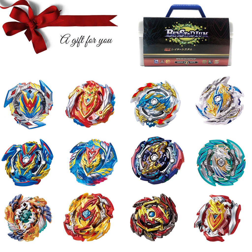 Battle Beyblade Beyblade Burst Set Box 12 pieces Beyblade toy gift set
