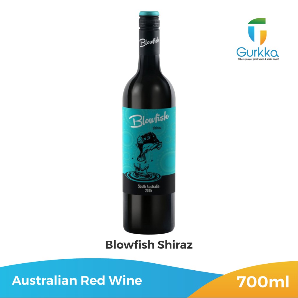 Blowfish Shiraz Red Wine 750ml Shopee Philippines