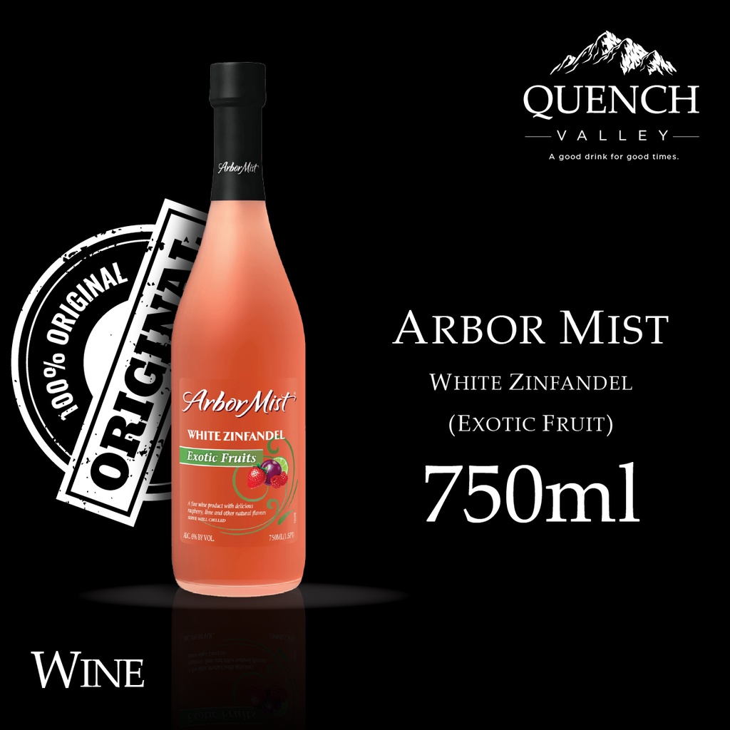 Arbor Mist Exotic Fruits White Zinfandel Premium Wine 750ml Shopee
